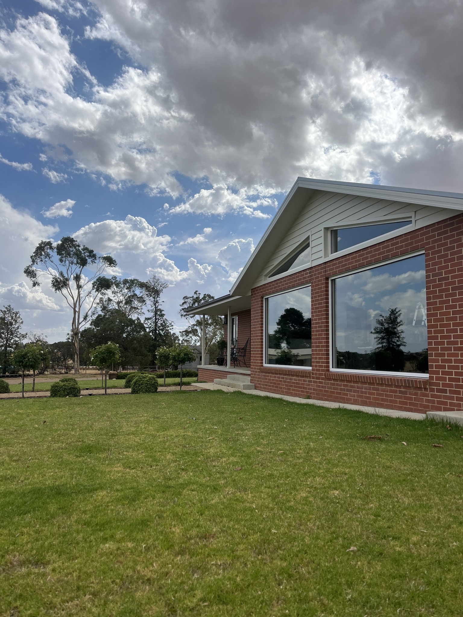 Newly completed home after post-construction clean